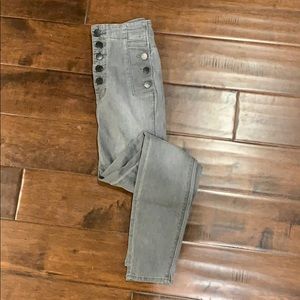 Jbrand Natasha button jean in gray